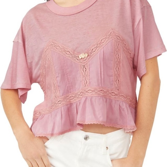 Free People Tops - Free People Fall in Love Tee.